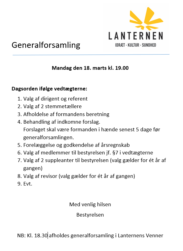 Generalforsamling 2024